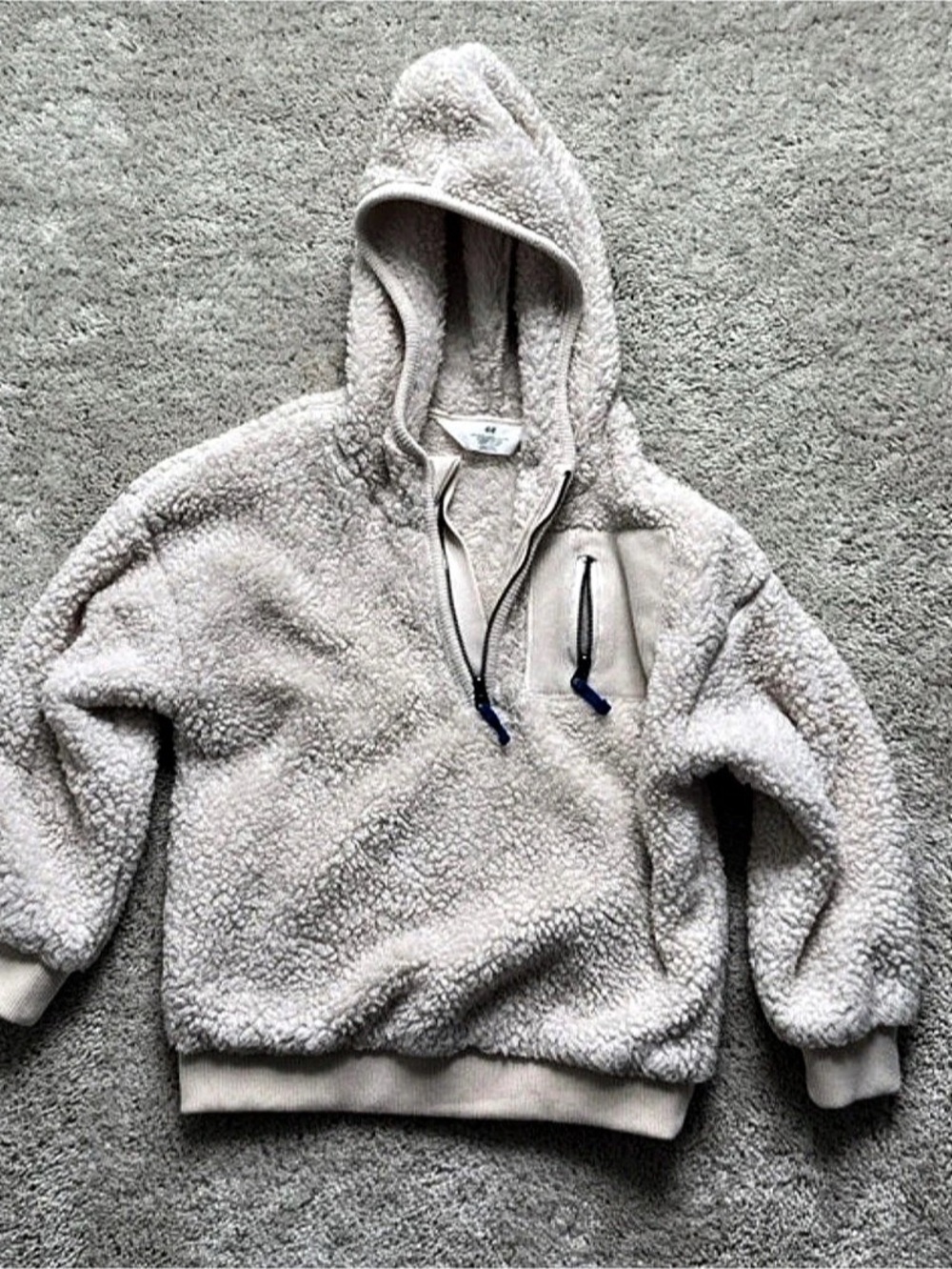 H&M Kids Hoodie in Cream